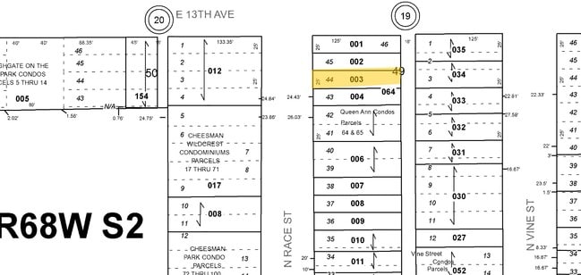 Plat Map - 1280 Race Street