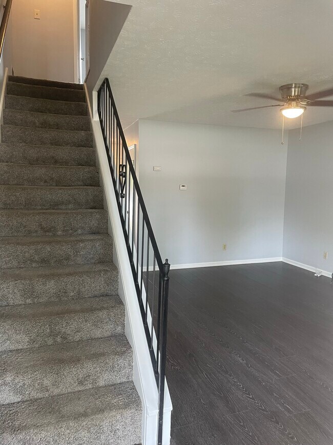 New carpet on the stairs and throughout the upstairs - 808 E Spring St