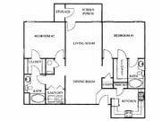2BR/2BA