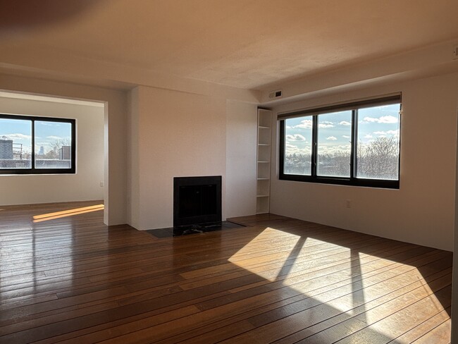 Living room and Study - 2130 Massachusetts Ave Condo Unit #6A