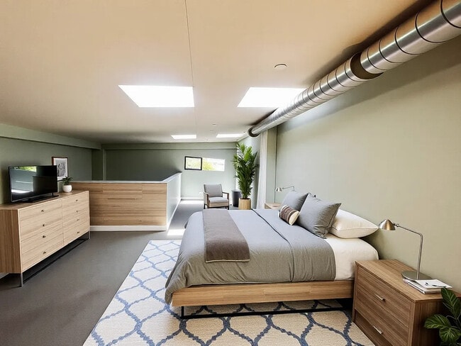 Arriba Virtualmente escenificado - 2640 Lincoln Blvd Unidad Loft Style 1 Bed