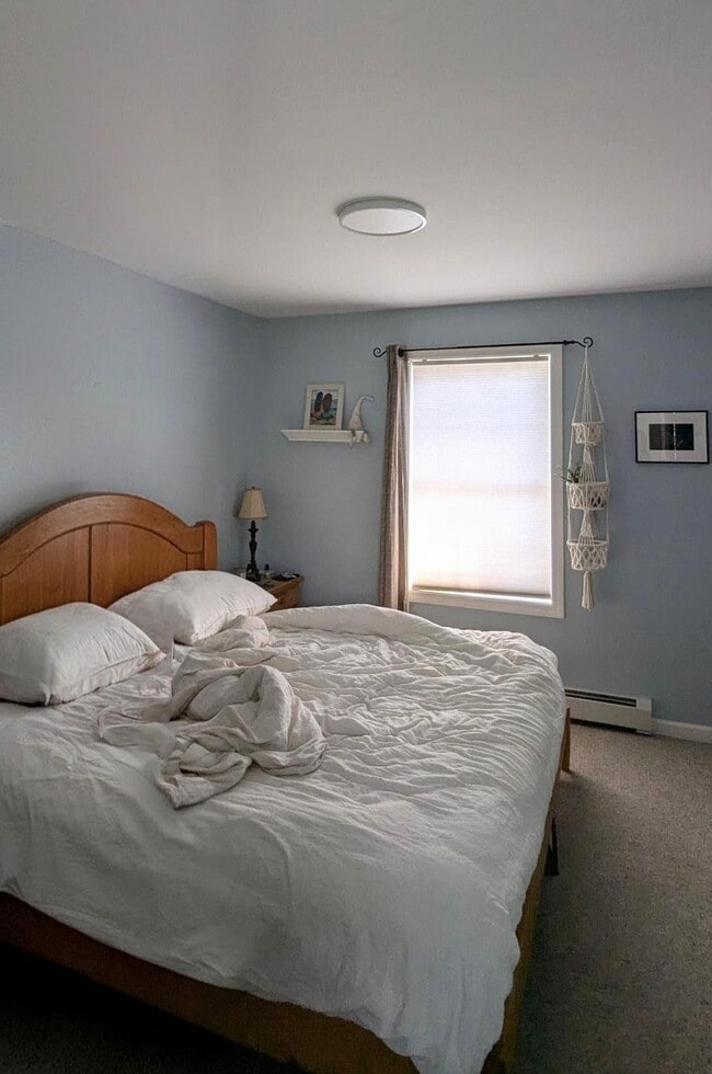 King sized bedroom with six foot closet. There are two bedrooms of equal size. - 44 North Ave Unit 1
