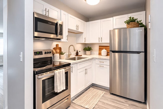 1BR, 1BA-Kitchen - Serenity Village