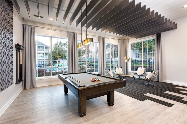 24-Hour Clubroom with Billiards - Bexley at Triangle Park