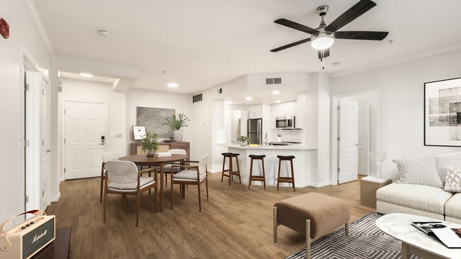 Living Room with Hard Surface Flooring