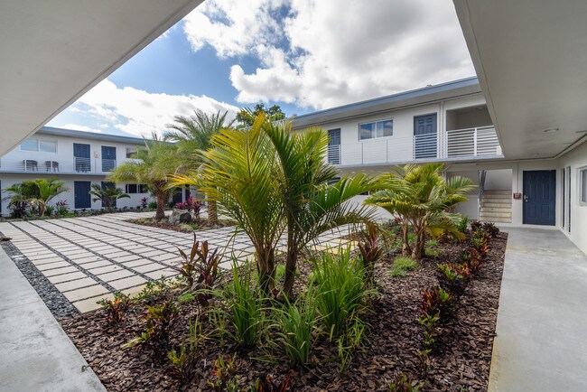 Newly redesigned courtyard - Prestige Stone