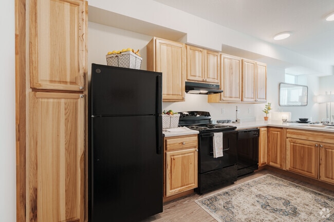 1 habitación, 1 baño - 500 pies cuadrados - Cocina - Majestic Drive Apartments