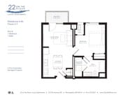 A-8b 1BR1BA 604sqft.