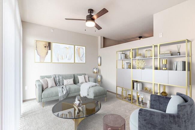 Nova- Living Area - The Preserve at Prairie Lakes