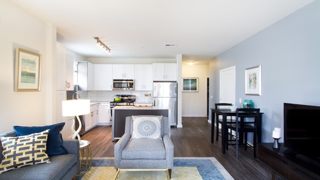 Open layouts with flexible living spaces - Modera Natick Center Apartments