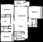 4 Bedroom 2 Bath