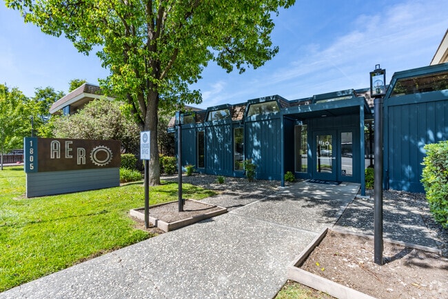 Building Entrance - Aero Apartments