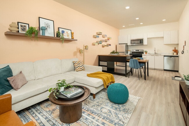 One Bedroom - Living Room & Kitchen
