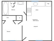 1BR/1BA