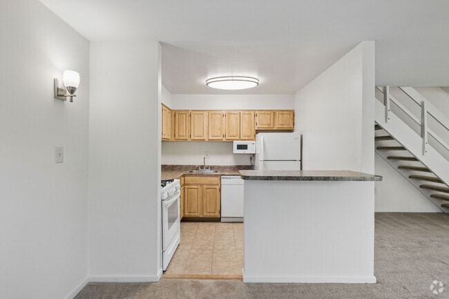 2 habitaciones, 1 baño - 970 pies cuadrados - Cocina - Round Hill Apartments of Chevy Chase