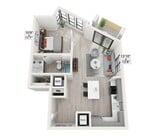 A1-HC floor plan THE WINSTON