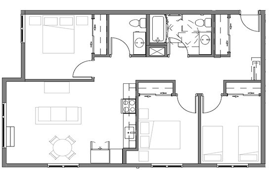 3 BEDROOM