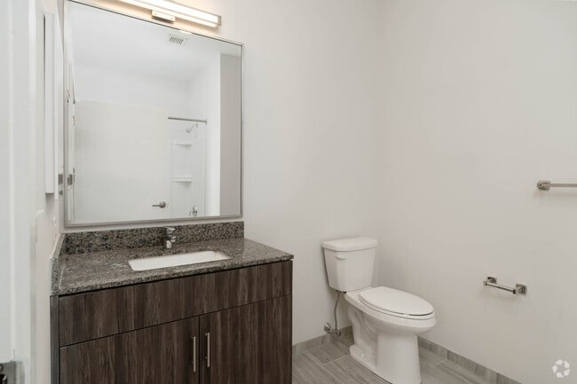 2BR, 2.5BA - 1,198SF - Primary Bathroom - Capewell Lofts