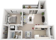 Ashton 700sq.ft