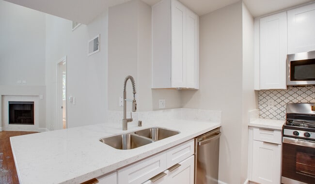 Beautiful renovated kitchens that open up to the living room