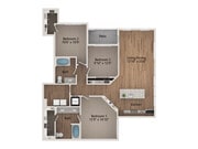 C1 floor plan The Landing at Tiffany Springs