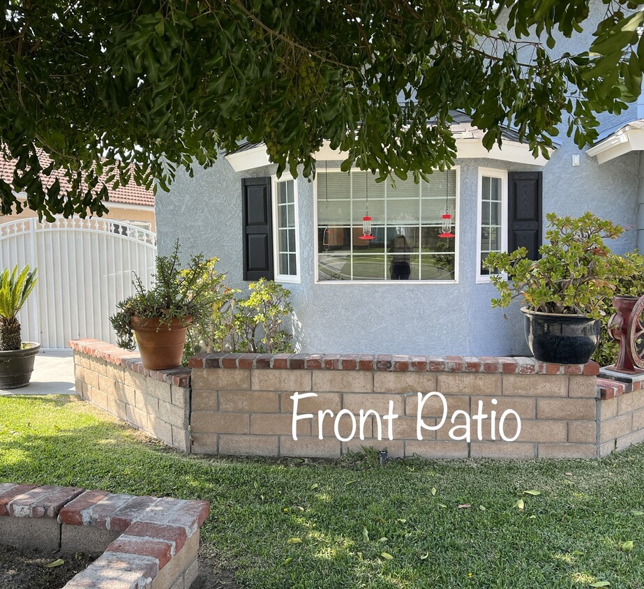 Front Patio - 7573 E Camino Tampico (Anaheim, CA)