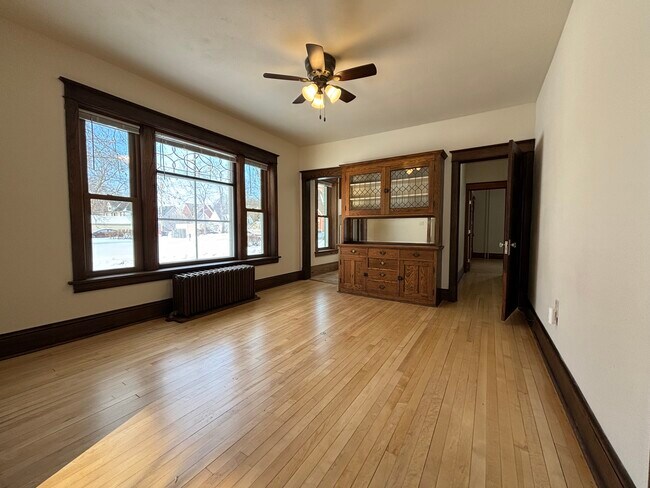 Gorgeous built-in hutch in dining room. - 1001 S Barstow St Unit 1