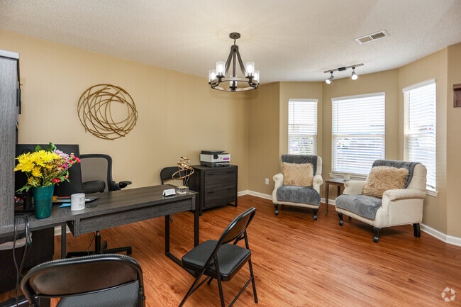 2BR, 1.5BA with Garage - 1,060SF - Living Room - Crockett's Landing