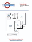Knightsbridge - 2 Bed / 1 Bath - 685 SF