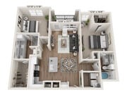 Plano de planta B3 Sendero Trace