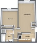 1BR, 1BA - Classic