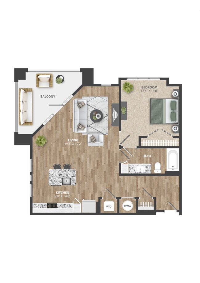 Floorplan - 1825 Morehead Ridge Dr Unidad 121