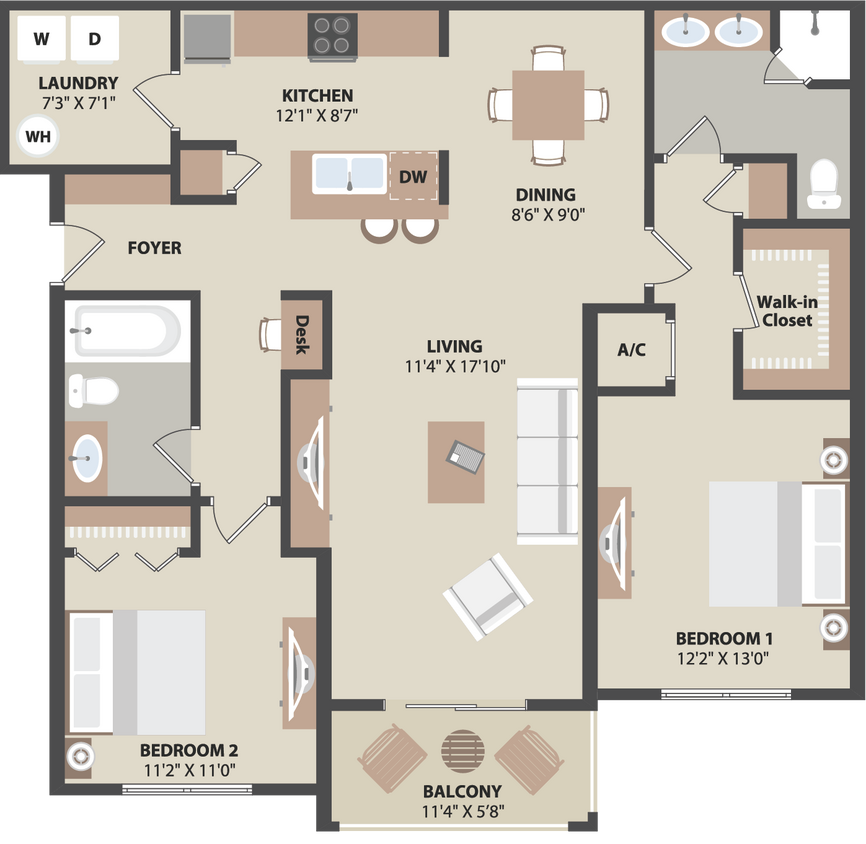 Floor Plan - The Falls