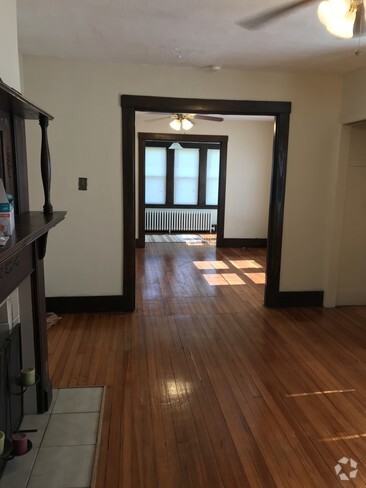 First floor entry, living and dining room - 2720 Main St Rental