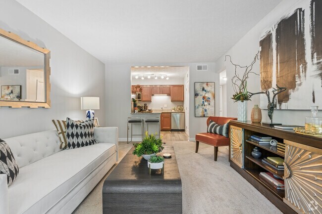 1BR, 1BA - 750SF - Living Room