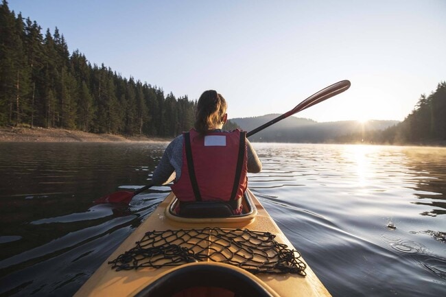 Enjoy plenty of outdoor activities with access to Totem Lake and Lake Washington at the Kirkland waterfront.