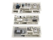 B1 floor plan Cascadia at Highland Creek