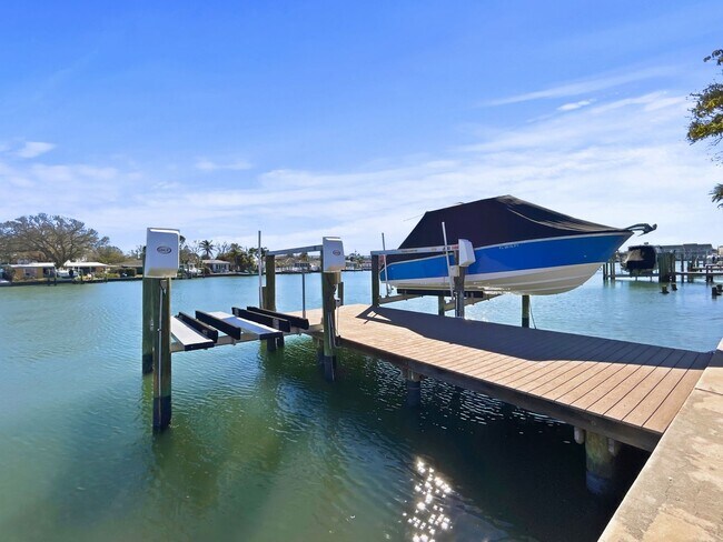 Photo - Amazing Indian Rocks Beach Waterfront Rental – Dock, Boat Lift & Garage! 3bed | 2bath