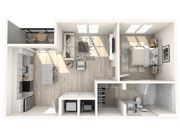 A2.0 | One Bedroom, One Bathroom