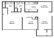2BR/2BA
