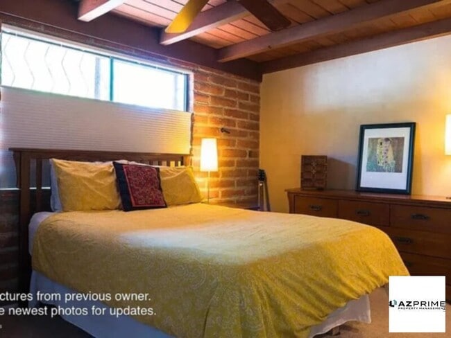 Photo - This modern desert retreat features polish...