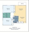 Two Bed Two Bath Kimball I