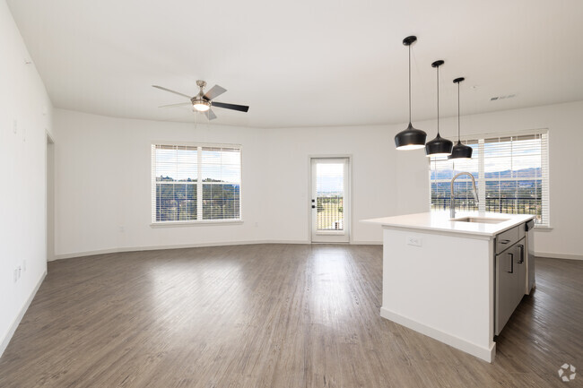 2BR, 2BA - 1,226SF - Living Room - Rewind at Crest Apartments