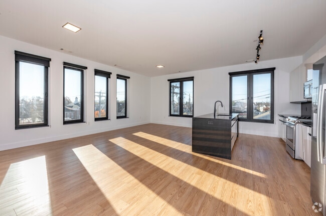 3BD, 2BA - 1,909SF - Living Room - Fairfield Station Lofts