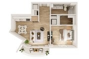 1 BR 1 Bath