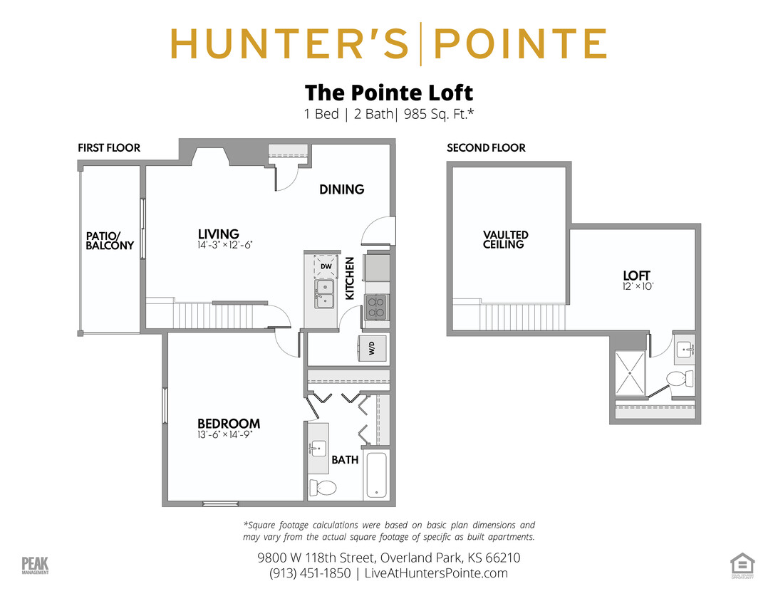 The Pointe Loft - Floor Plan - Pointe Loft