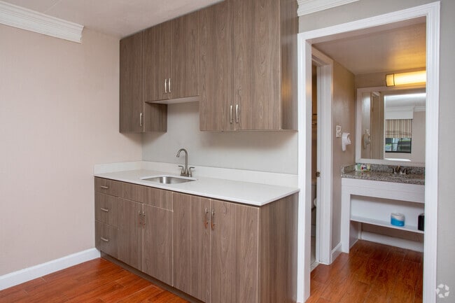 Studio kitchen - Monarch Luxury Studio Apartments