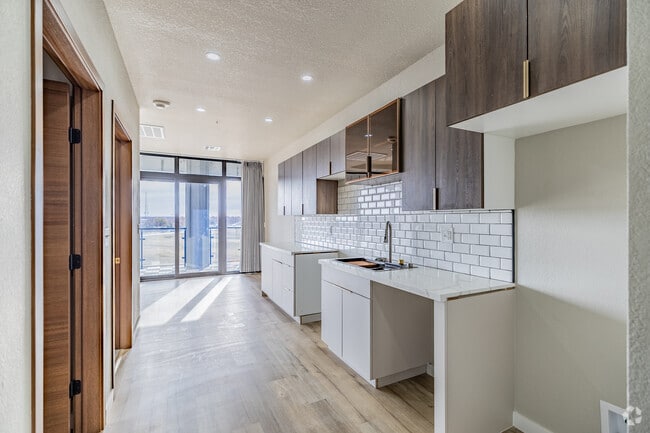 1HAB, 1BA - 708 ft² - A2 - Cocina - The Tulsan at Midtown