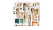 2 Bedroom 2 Bathroom B4