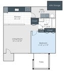 1BR/1BA